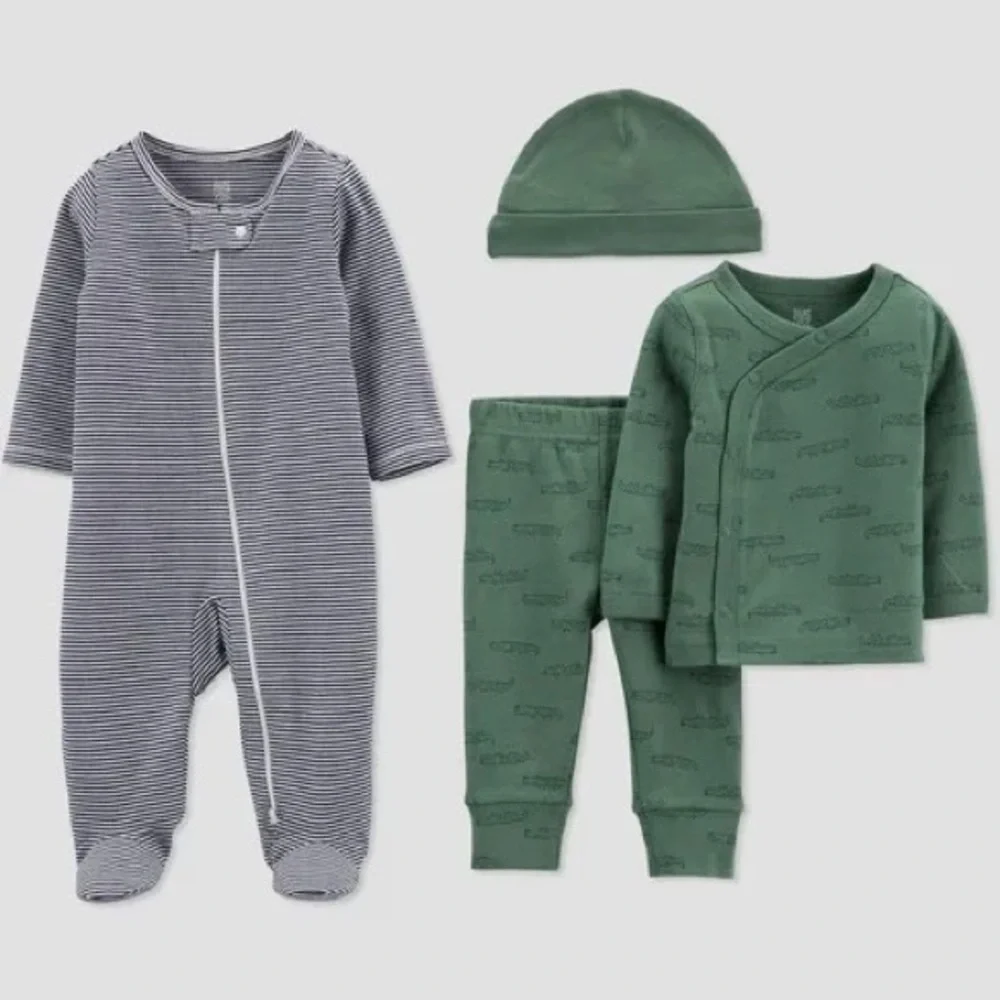Just One You by Carter’s Baby Boy 4-Piece Newborn Alligator Set